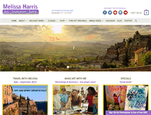 Tablet Screenshot of melissaharris.com